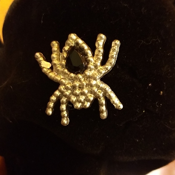 Gothic Velvet Spider Skull - Picture 4 of 4